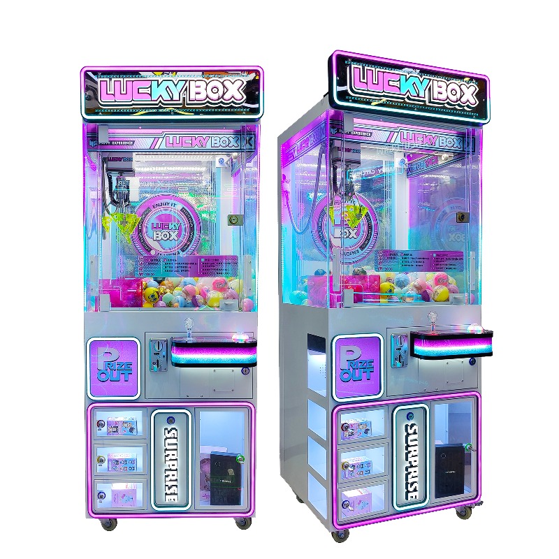Bill Acceptor Vending - Klantgerichte 25-inch commerciële klauwkraan-automaat met muntinworp,