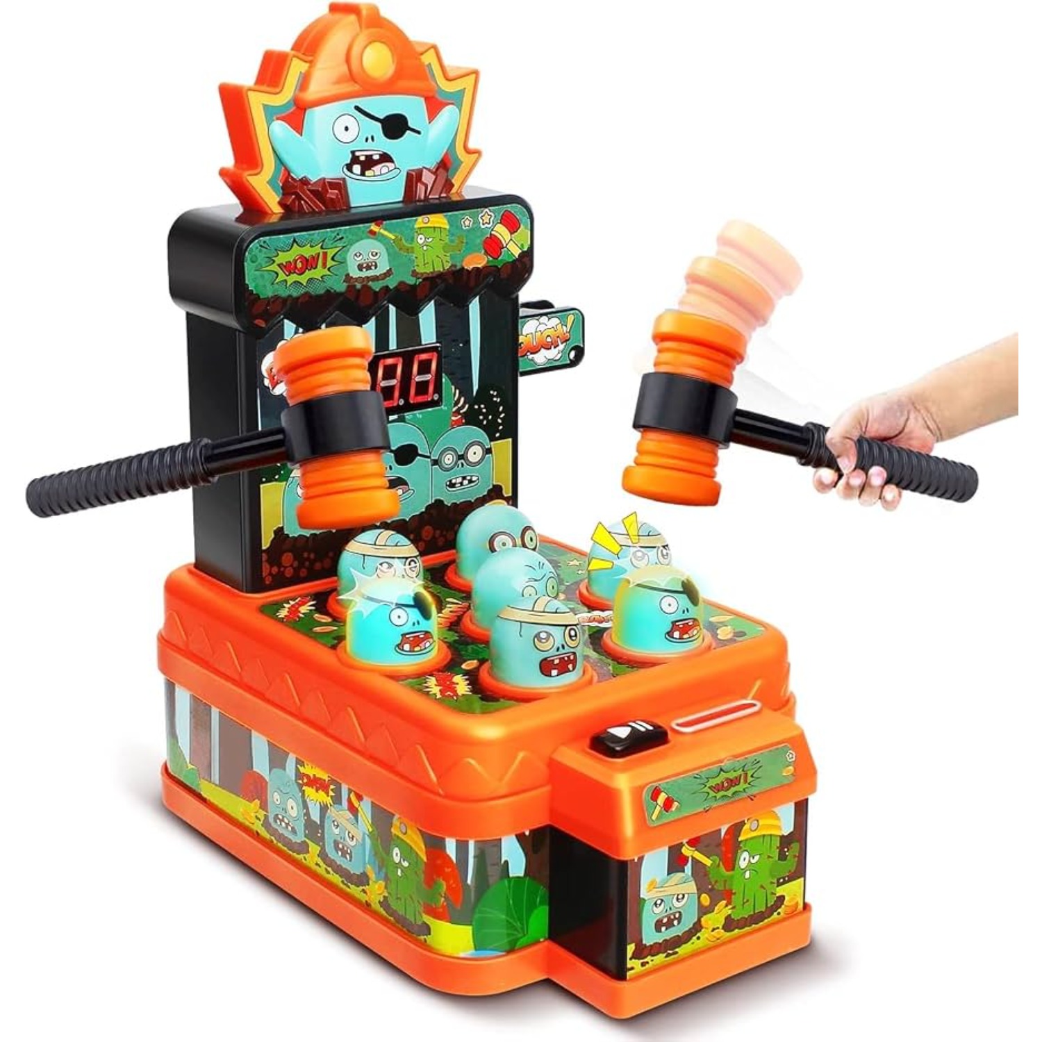 Whack A Mole Arcade - Zombies Whack Game-speelgoed voor kinderen Arcade