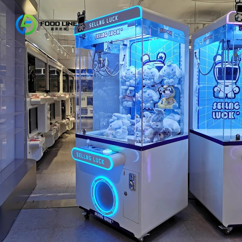 Arcade Games And Vending - Op maat gemaakte muntbediende metalen kraanautomaat,