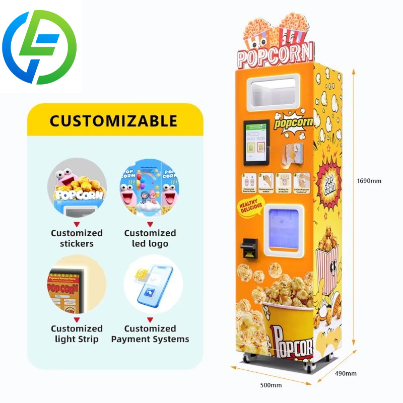 Op maat gemaakte 24/7 popcorn- - Popcorn Vending Machine recensie en prijs