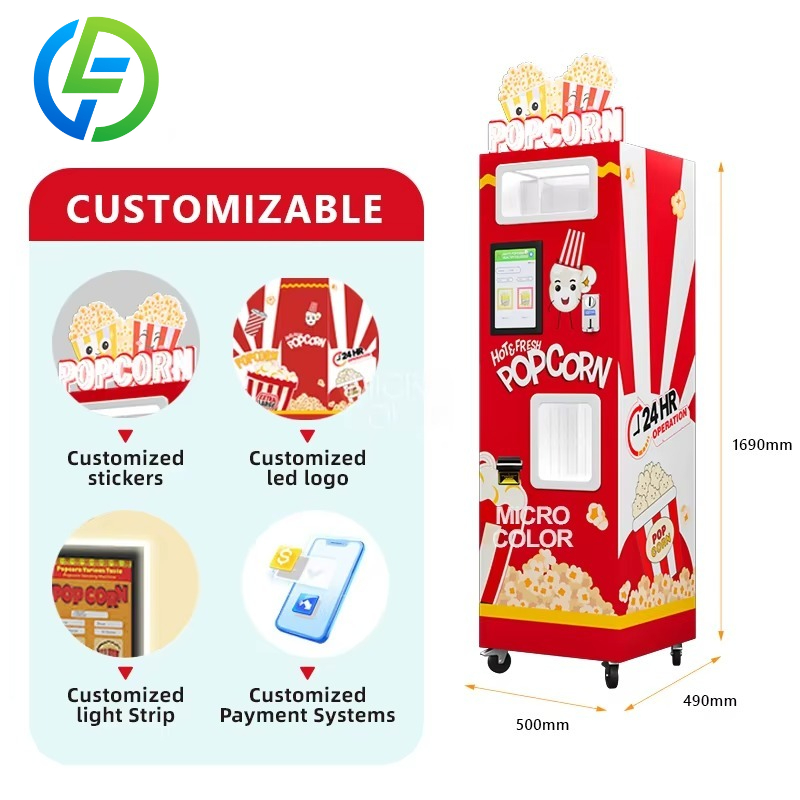 Op maat gemaakte commerciële p - Popcorn Vending Machine recensie en prijs