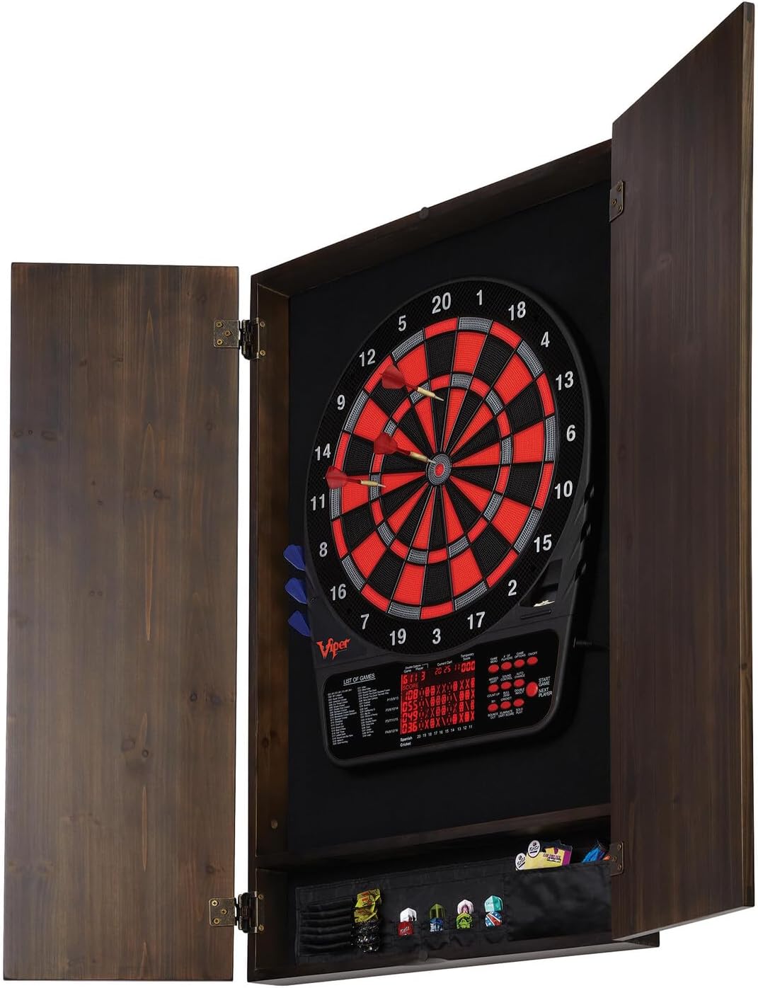 ^Viper Metropolitan Massief Ho - Electronic Dartboard Cabinet recensie en prijs